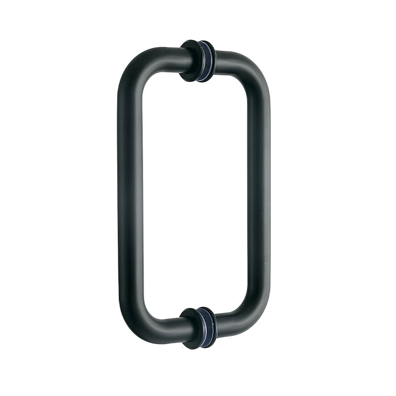 Why do bathroom handles maintain their pristine shine and resist water stains for so long?